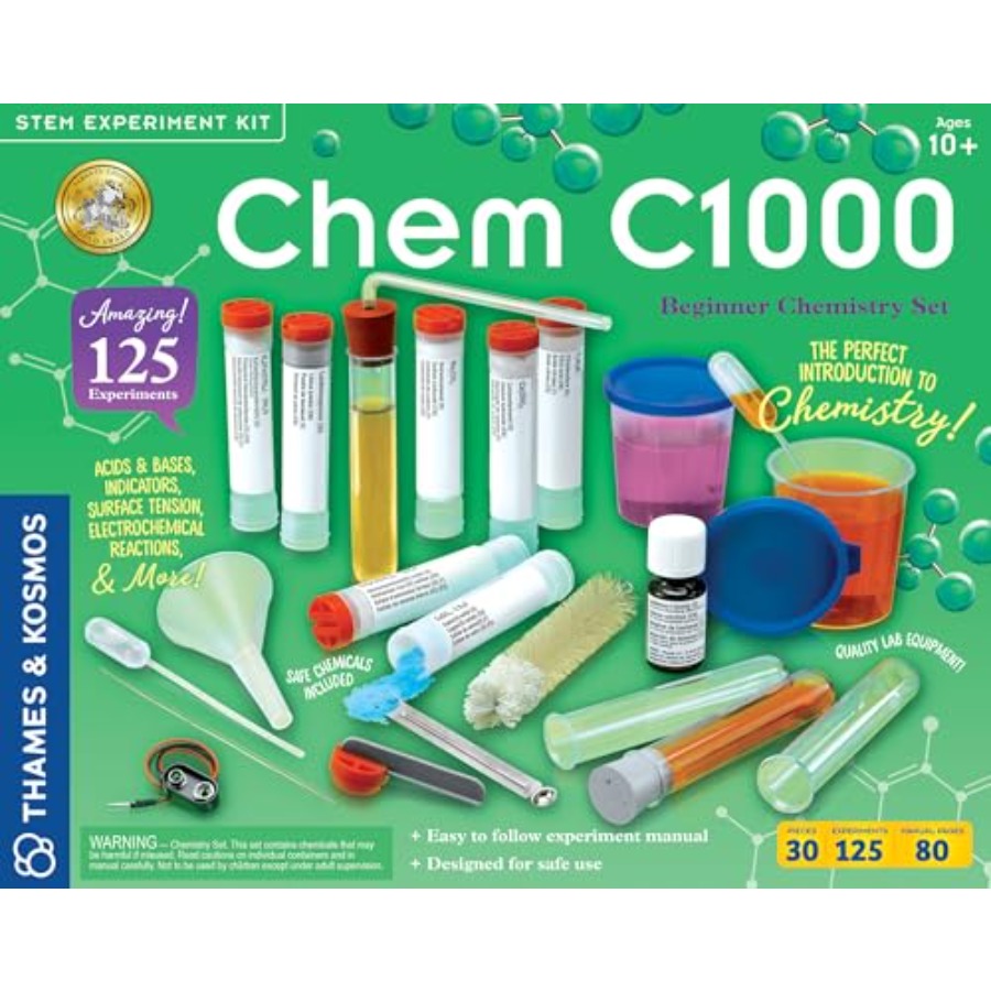 Chemistry Set Beginner - STEM science kit for ages 10+: