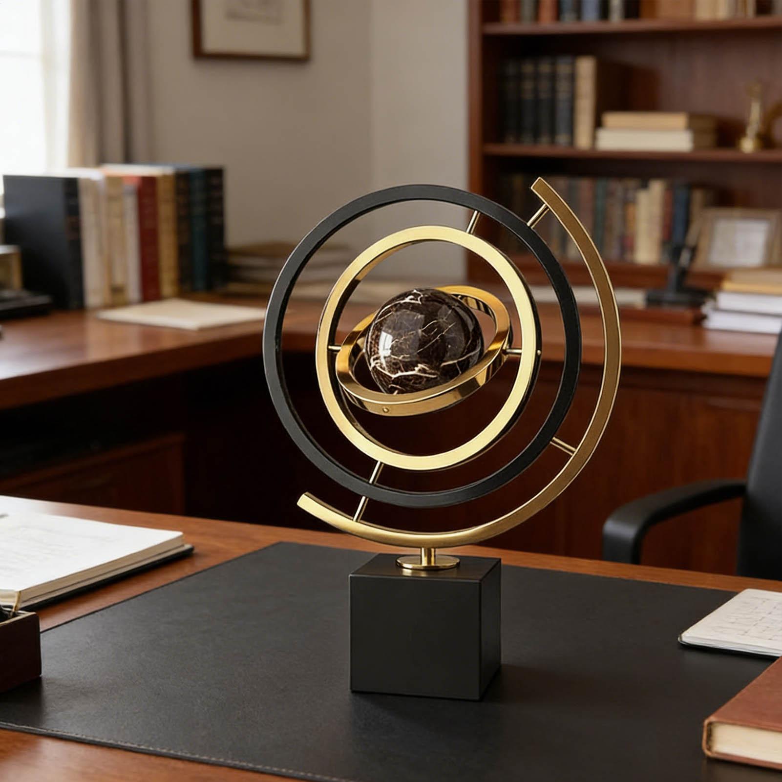 Rotating Globe Metal Ornament  – Solar System Orrery recenzja i cena