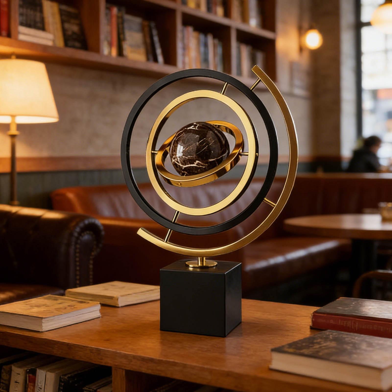Rotating Globe Metal Ornament  – Solar System Orrery recenzja i cena
