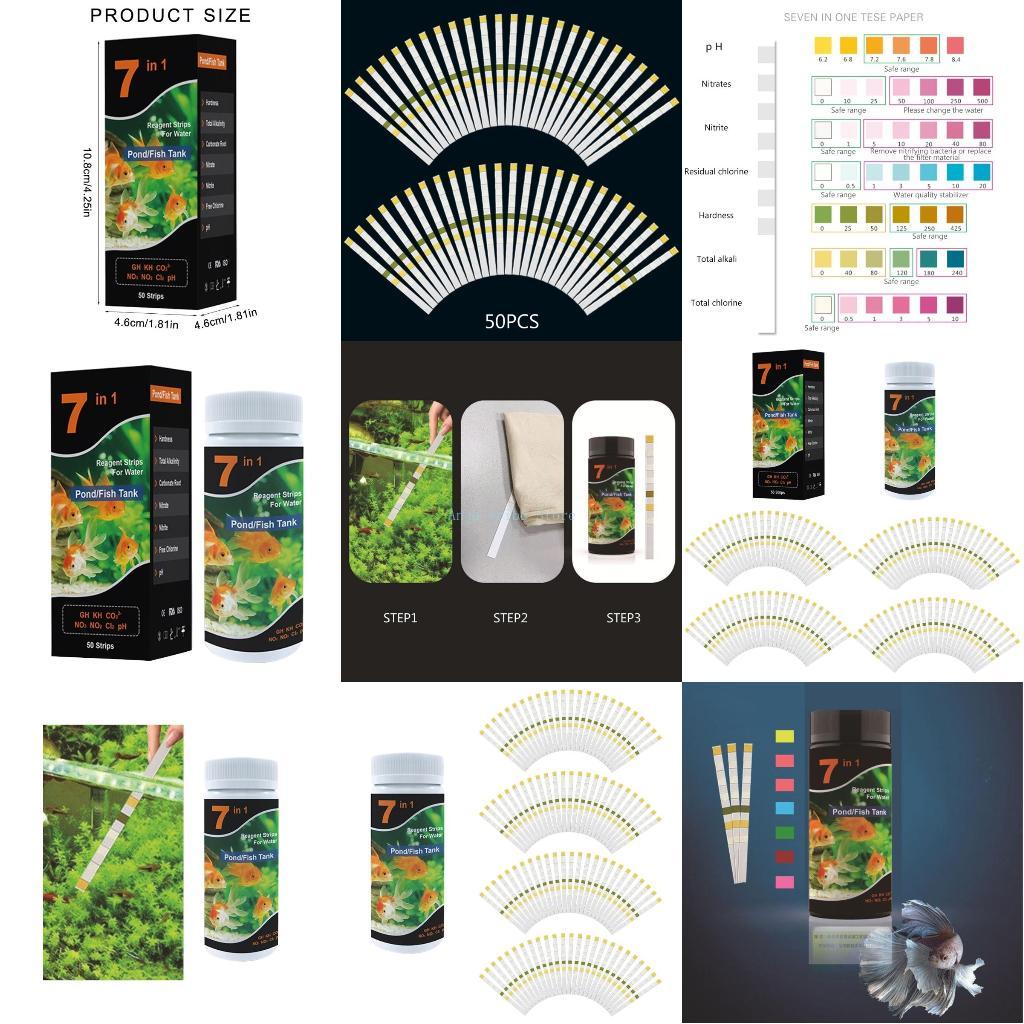 New 7 in 1 Aquarium Swimming P – Ph Strip Test recenzja i cena