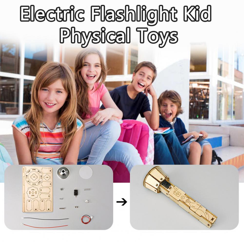 Wooden DIY Flashlight Puzzle K – Science Project recenzja i cena