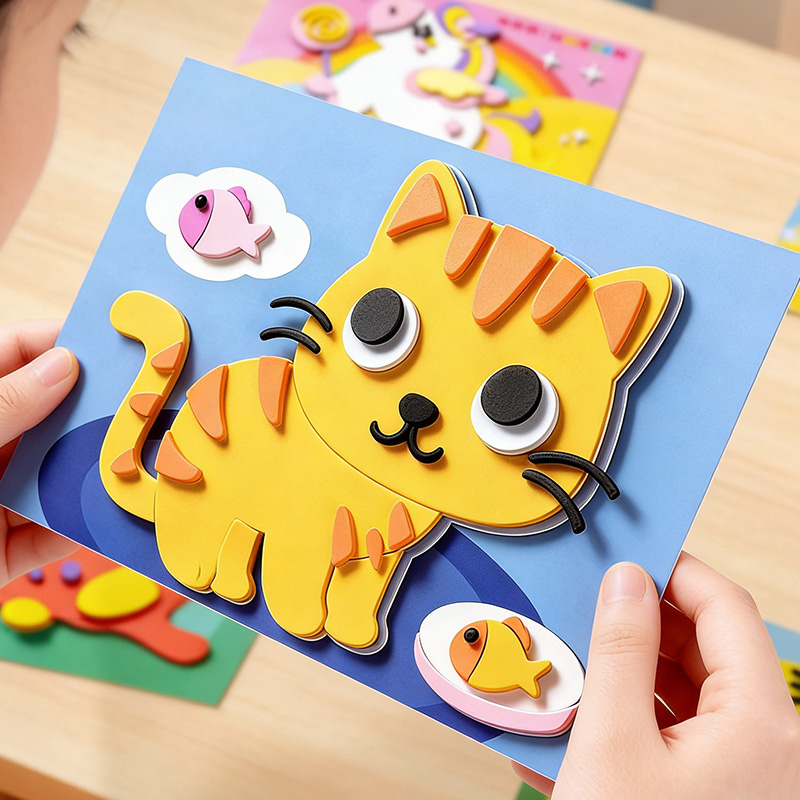 Children's 3D Stickers, 10 Ran – Science Project recenzja i cena