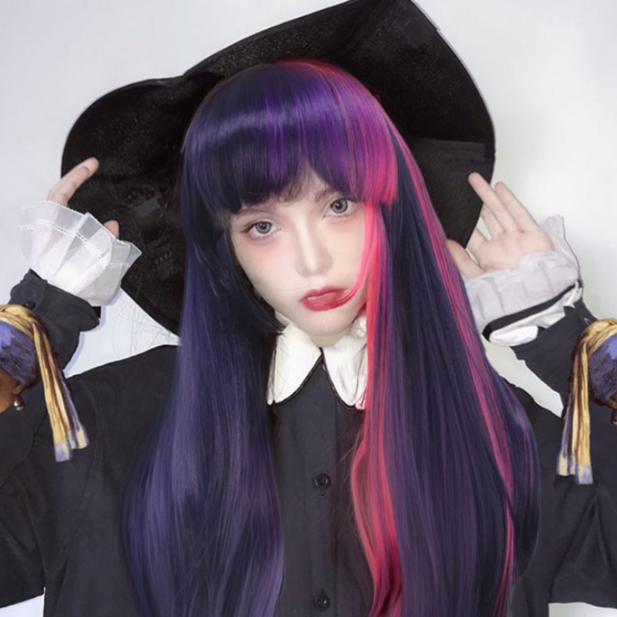 Pink Purple Neat Bangs Long St – Science Bob recenzja i cena