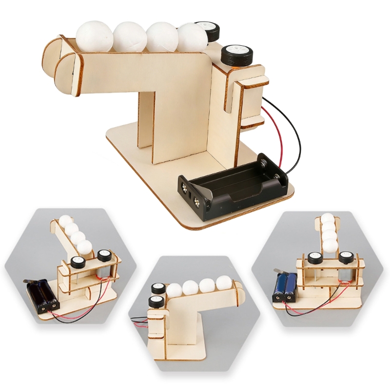 Wooden Automatic Ball Launchin – Science Project recenzja i cena