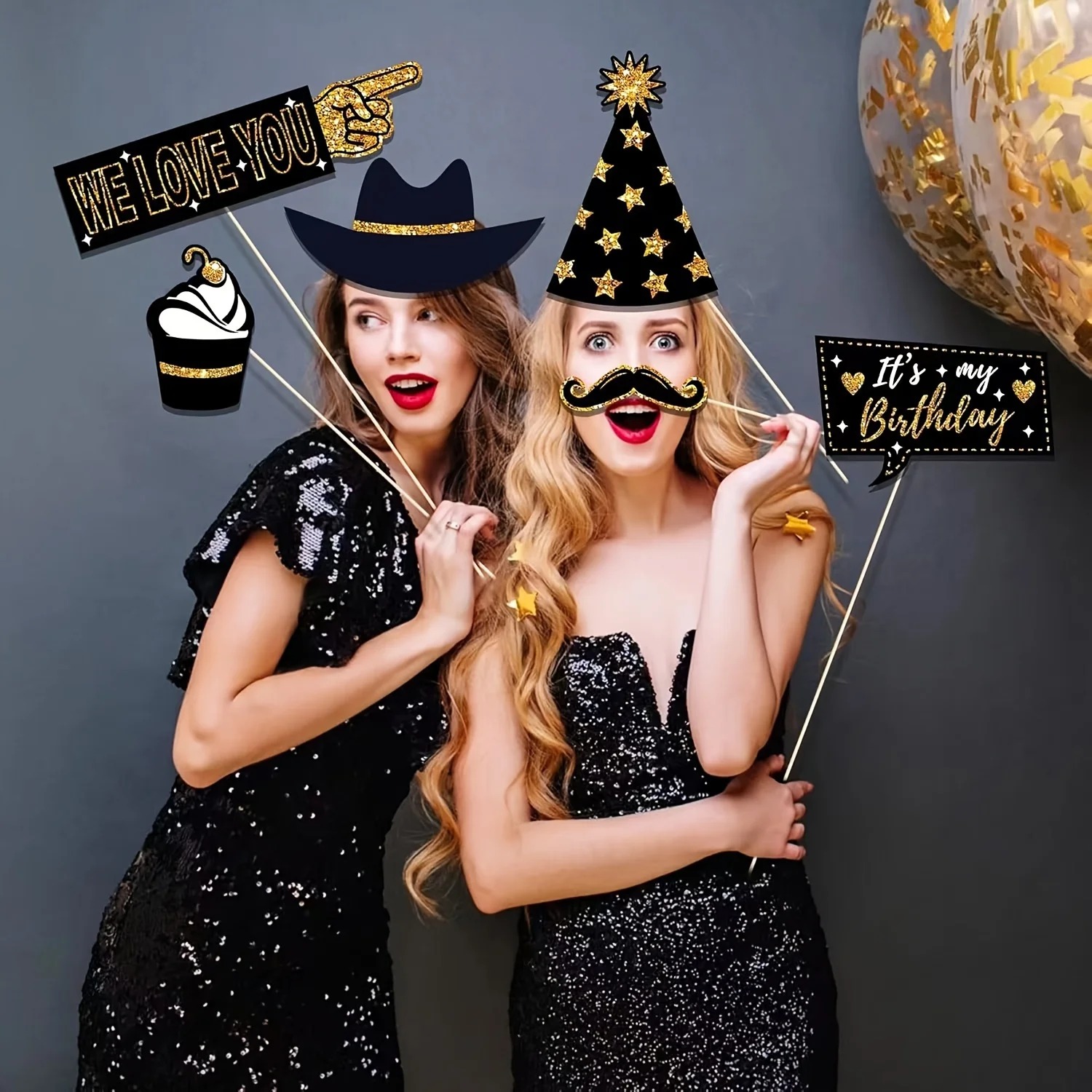 36pcs of Birthday Photo Booth  – Science Of Happiness recenzja i cena