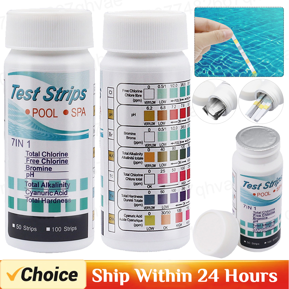 7 in 1 Swimming Pool PH Test P – Ph Strip Test recenzja i cena