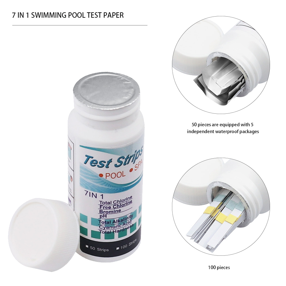 7 in 1 Swimming Pool PH Test P – Ph Strip Test recenzja i cena