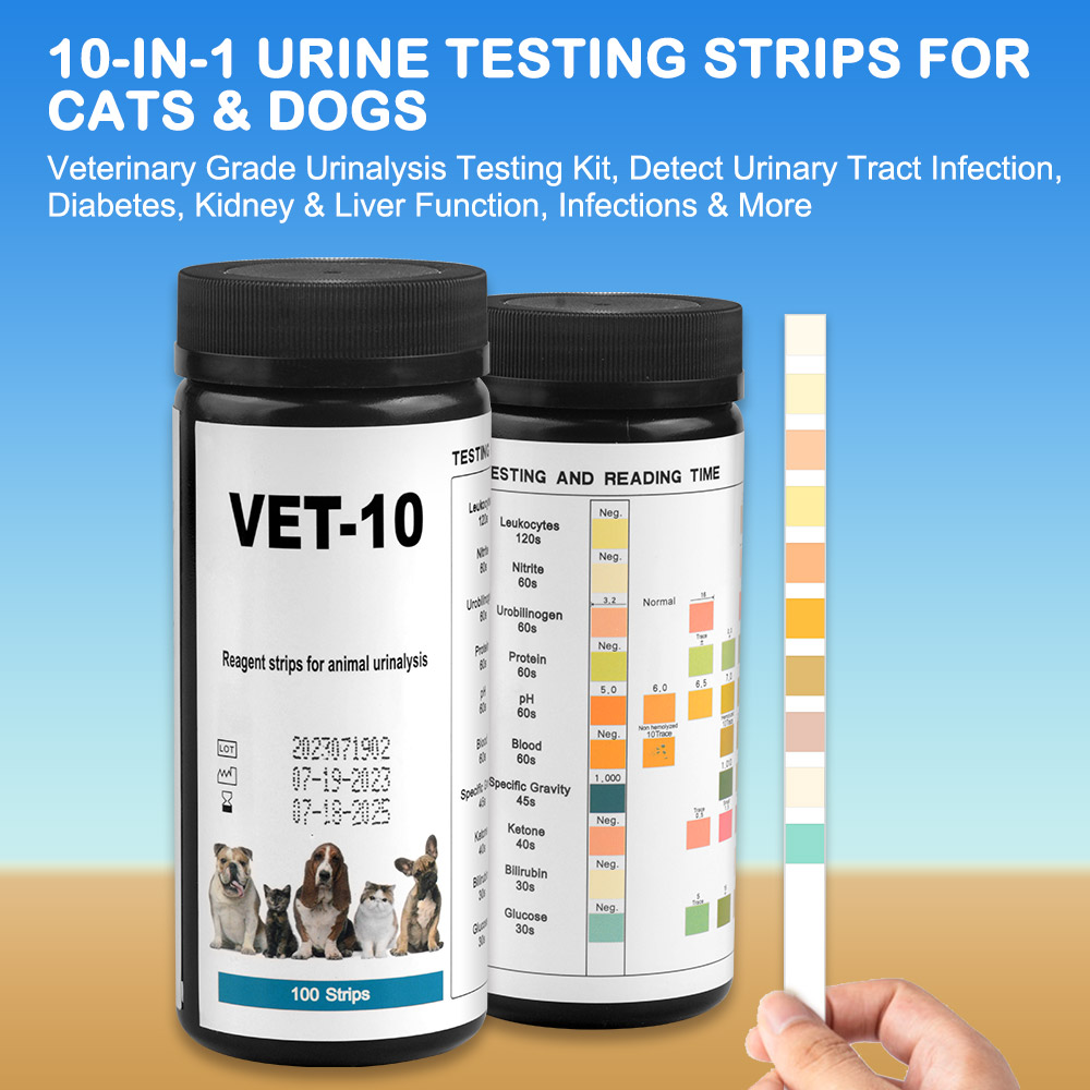 Pet Urine Testing Strips, 100  – Ph Strip Test recenzja i cena