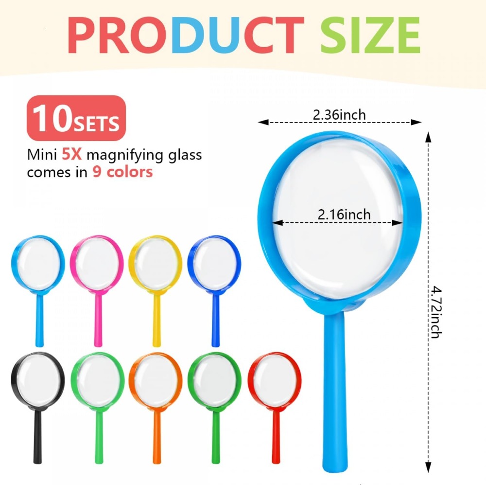 10 PCS Mini Magnifying Glass f – Hobby Is Science recenzja i cena