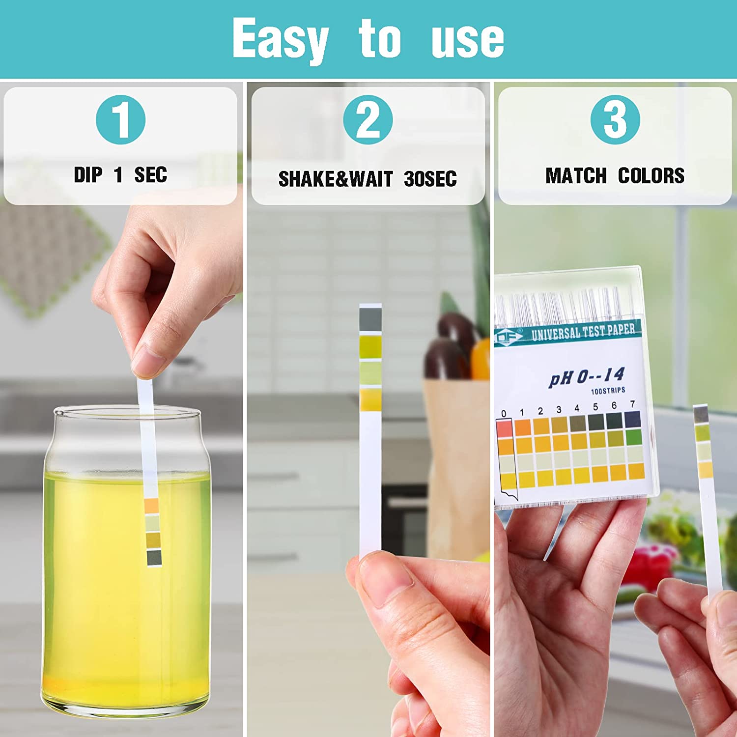 100 Strips 0-14 PH Alkaline Ac – Ph Strip Test recenzja i cena