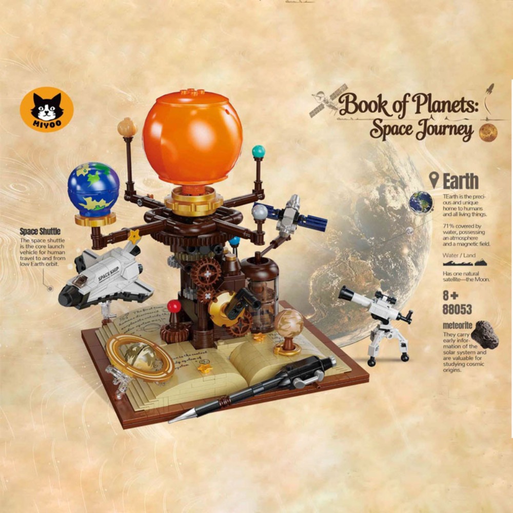 672PCS STEM Building Blocks So – Solar System Orrery recenzja i cena