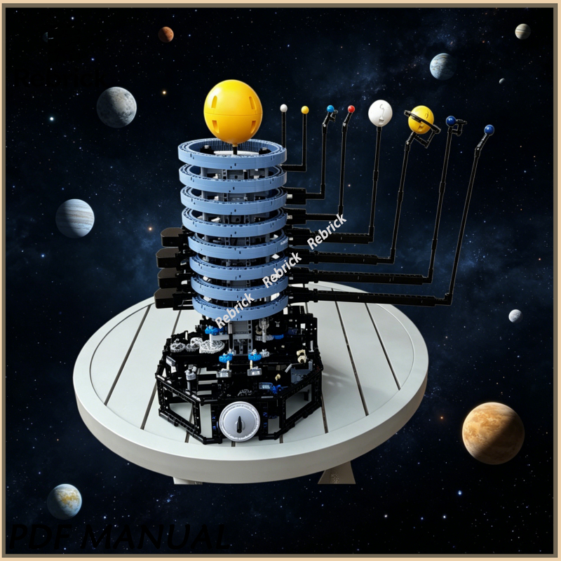 Exquisite MOC Construction Bri – Solar System Orrery recenzja i cena