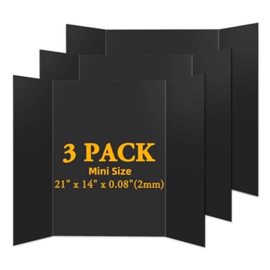 3PCS Small Trifold Poster Boar – Science Project recenzja i cena