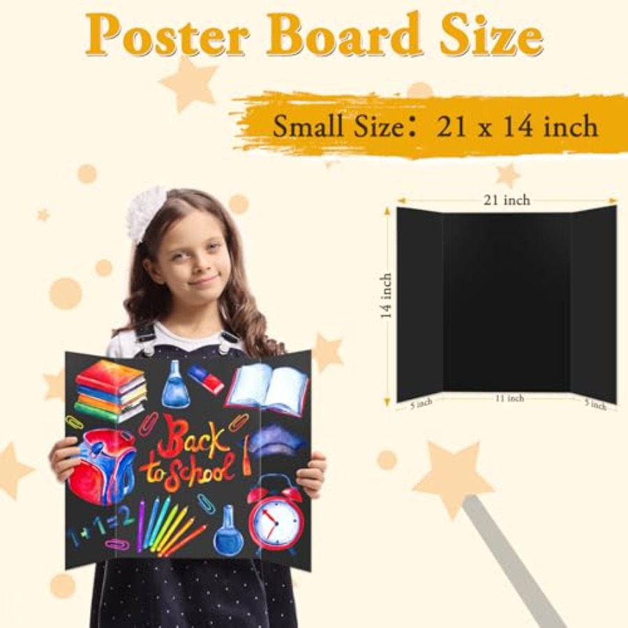 3PCS Small Trifold Poster Boar – Science Project recenzja i cena
