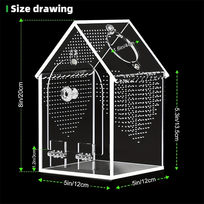 Transparent Acrylic House Inse – Science Hobbyist recenzja i cena