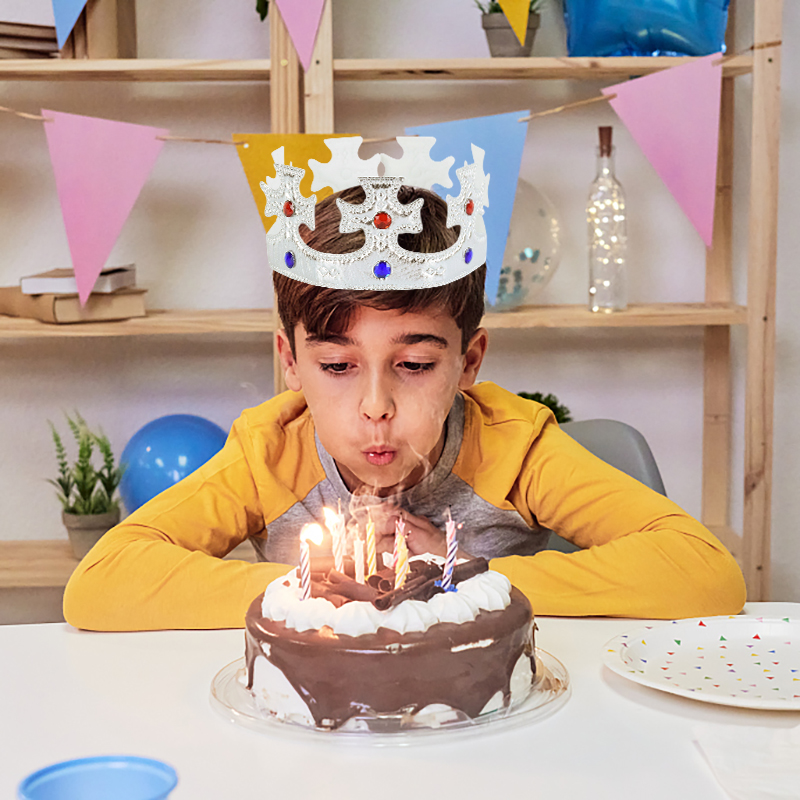 Kids Birthday Hat Gold Silver  – Science Of Happiness recenzja i cena