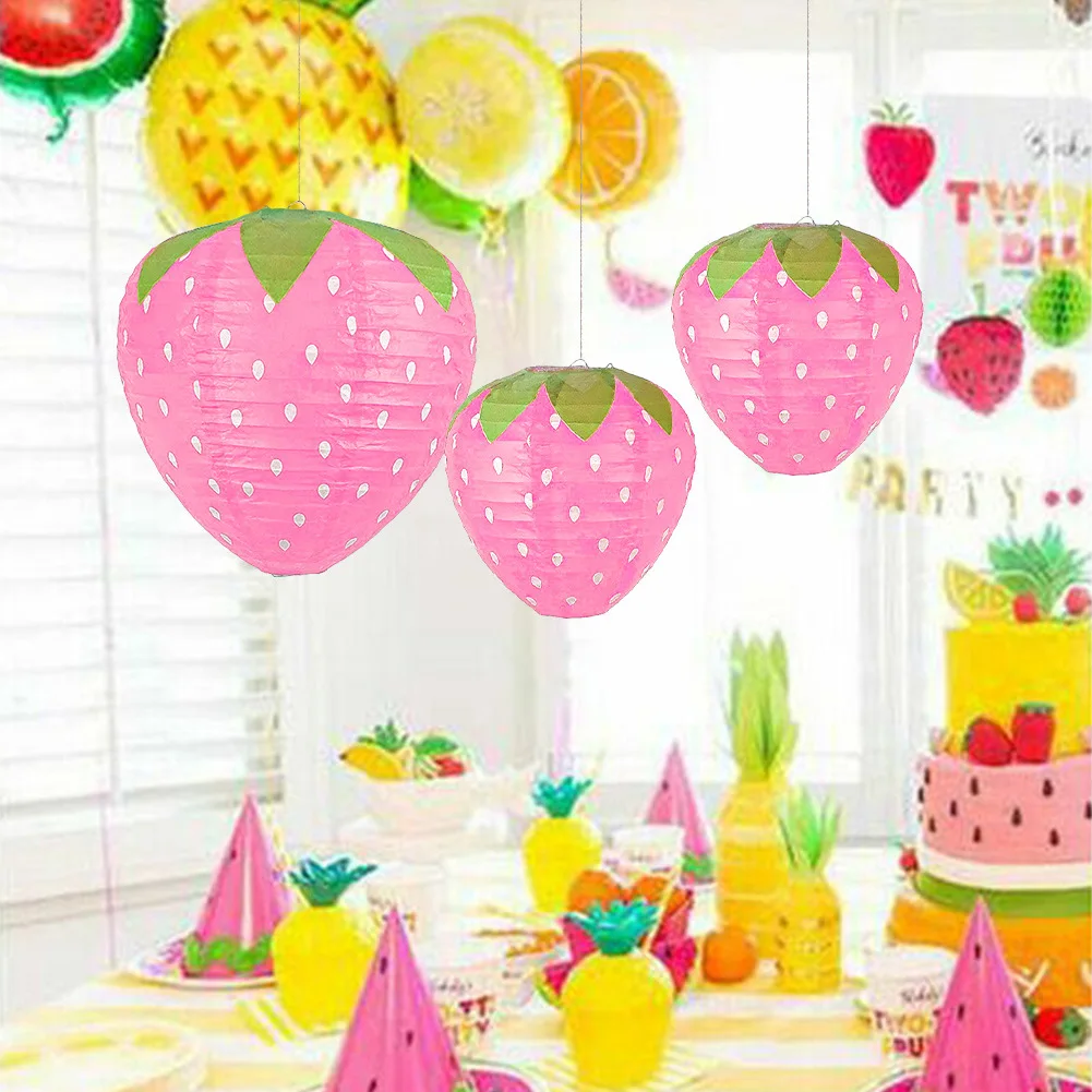 Pink Strawberry Paper Lantern  – Science Of Happiness recenzja i cena