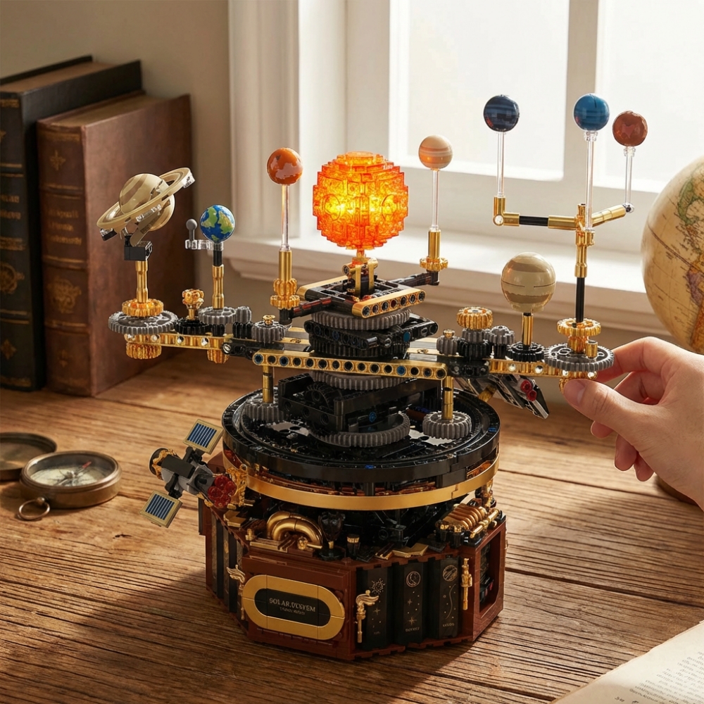 1098pcs Technical Solar System – Solar System Orrery recenzja i cena