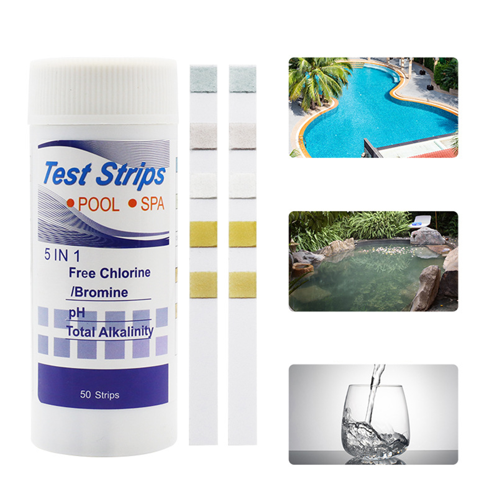 50pcs Multipurpose Chlorine PH – Ph Strip Test recenzja i cena