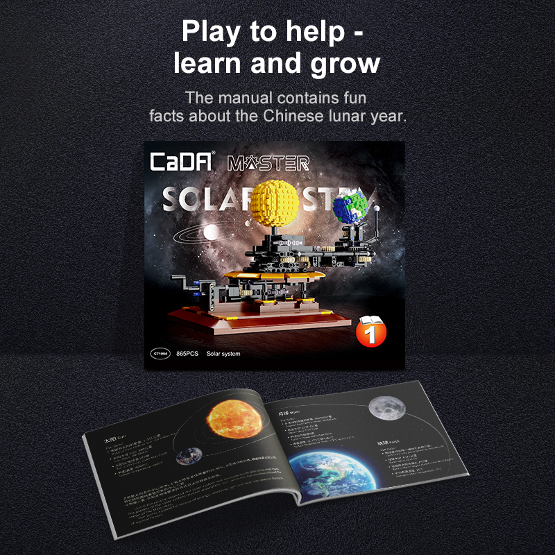 Cada 865PCS City Solar System  – Solar System Orrery recenzja i cena