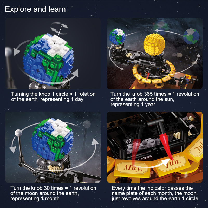 Cada 865PCS City Solar System  – Solar System Orrery recenzja i cena