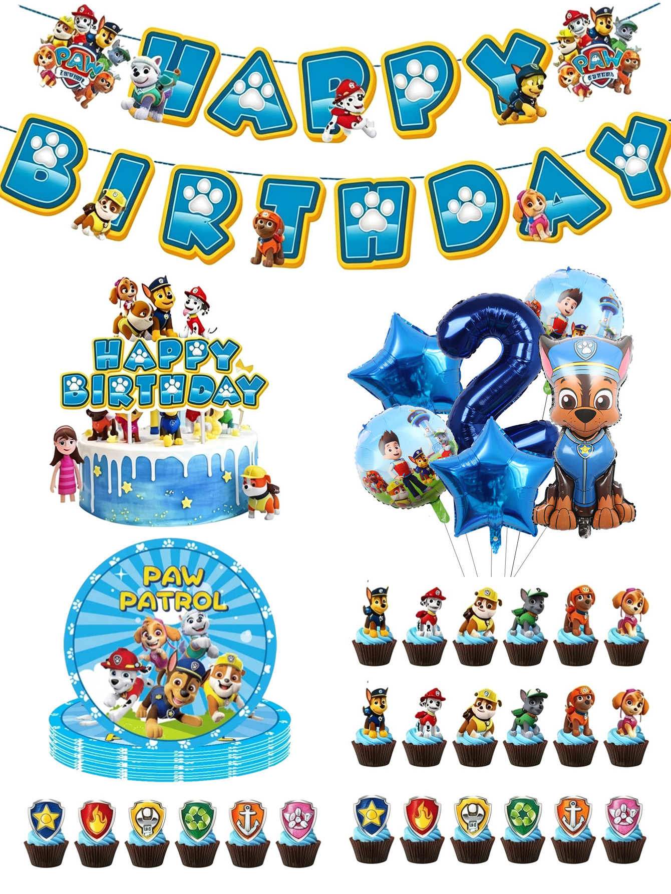 Paw Patrol Birthday Party Deco – Science Of Happiness recenzja i cena