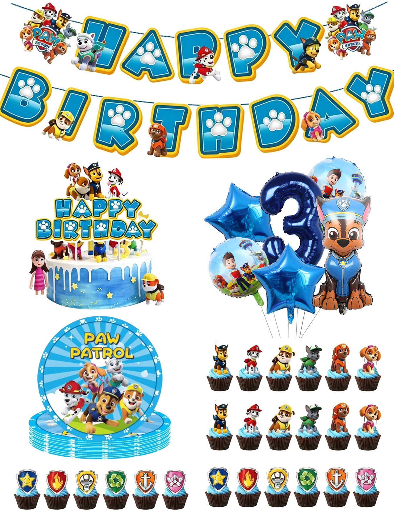Paw Patrol Birthday Party Deco – Science Of Happiness recenzja i cena