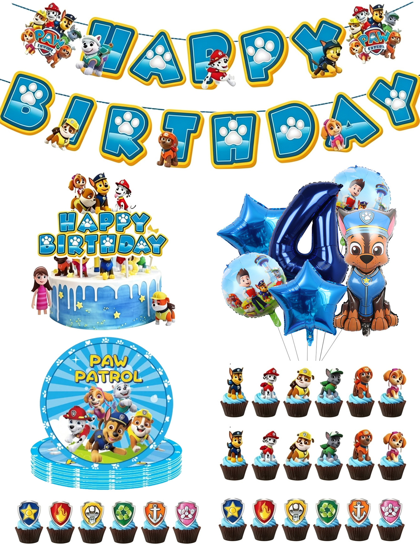 Paw Patrol Birthday Party Deco – Science Of Happiness recenzja i cena
